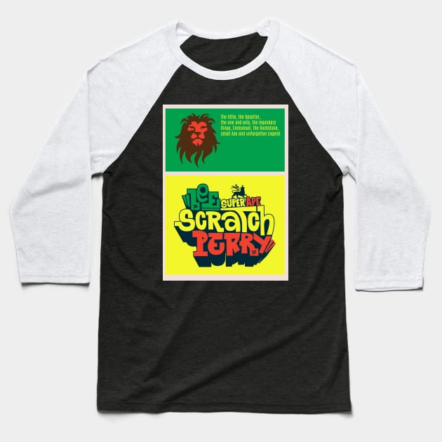 Lee Scratch Perry: The Enigmatic Maestro of Sonic Artistry Baseball T-Shirt by Boogosh